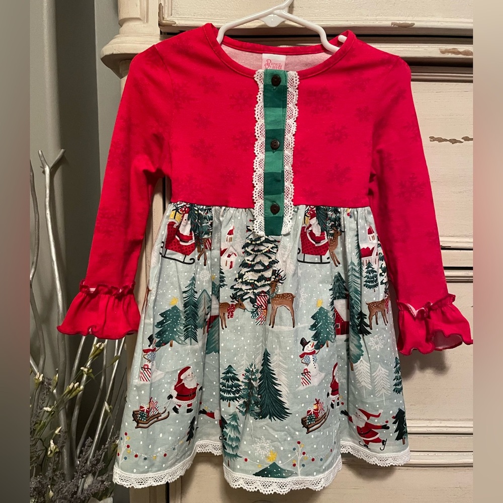 RicRac & Ruffles Christmas Dress
